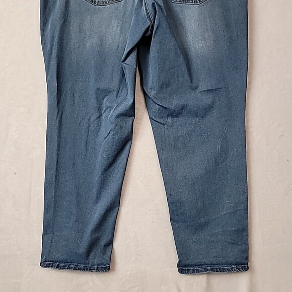 Terra & Sky Straight Leg Denim Jeans Womens Plus Size 22W Blue High Rise TS Core - Picture 9 of 14